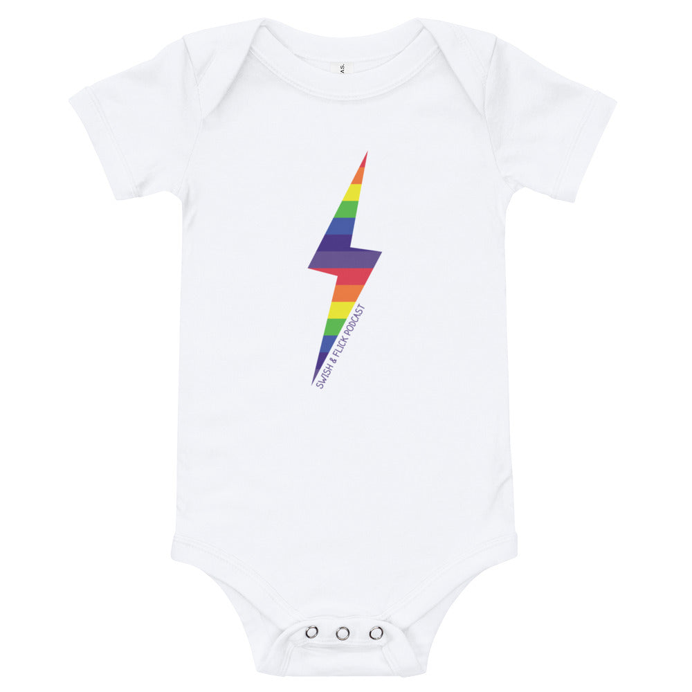 PRIDE Lightning Bolt Onesie – Swish and Flick Podcast