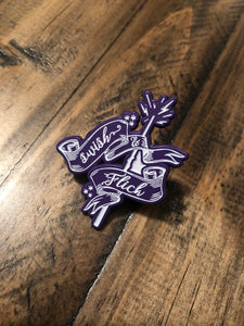Swish & Flick Logo Enamel Pin