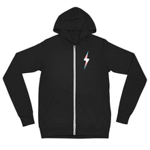 Trans Pride Lightning Bolt Unisex Zip Hoodie