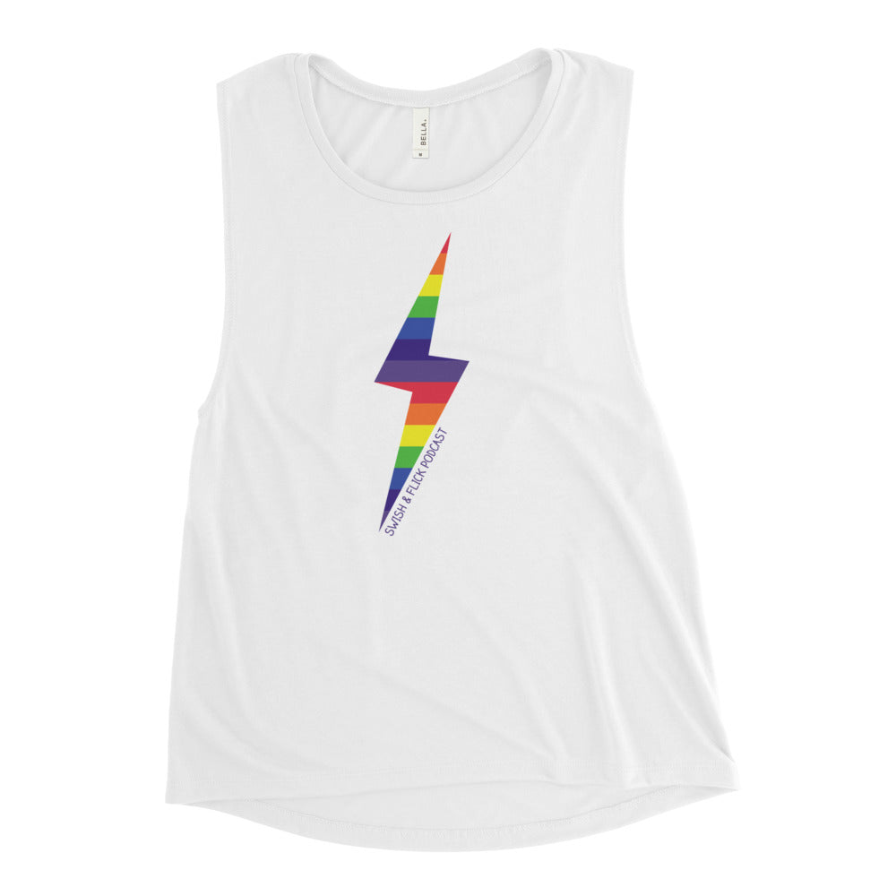 PRIDE Lightning Bolt Muscle Tank