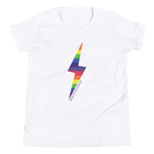PRIDE Lightning Bolt Youth Short Sleeve T-Shirt