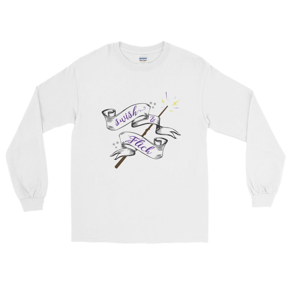 Swish & Flick Logo Unisex Long Sleeve T-Shirt