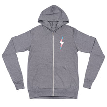 Trans Pride Lightning Bolt Unisex Zip Hoodie