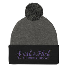 Swish & Flick Pom Pom Knit Cap