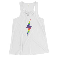 PRIDE Lightning Bolt Flowy Racerback Tank
