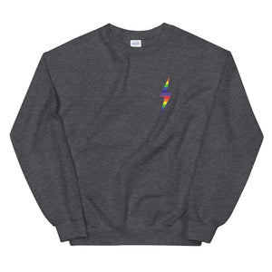 PRIDE Lightning Bolt Unisex Sweatshirt