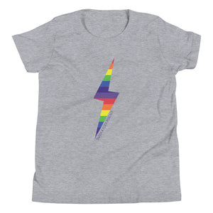 PRIDE Lightning Bolt Youth Short Sleeve T-Shirt